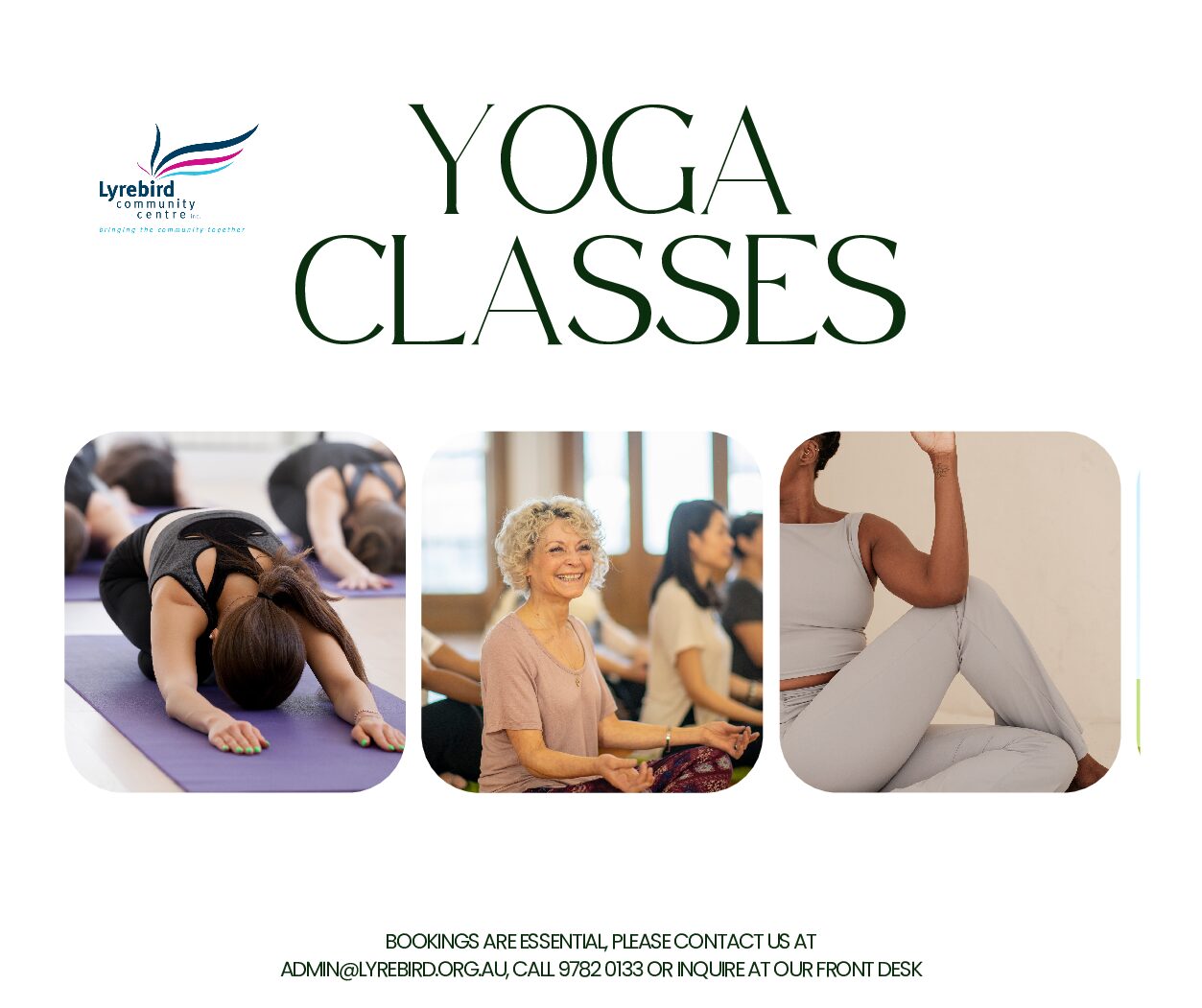 Yoga Classes poster (Facebook Post)